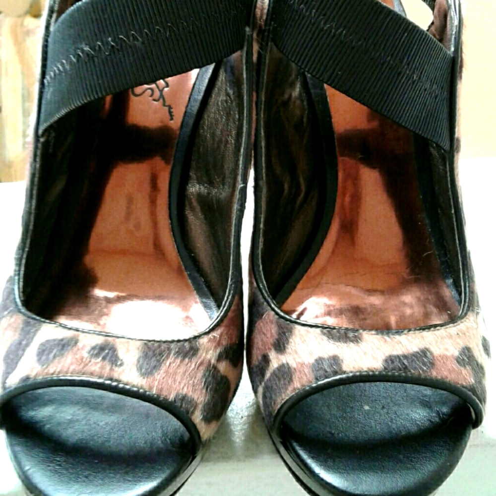Leopard Print High Heel Shoes
